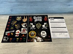 New Guitar Hero Sealed Stickers les paul Guns N Roses 2007
