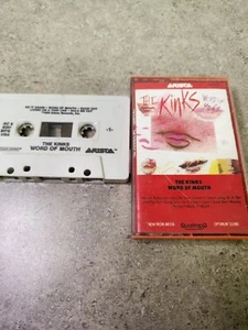Word Of Mouth by The Kinks (Cassette Tape 1984 Arista)☆Original Case☆ - Picture 1 of 1