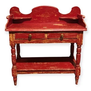 Handsome Victorian Painted Pine Washstand / Hall Table - Picture 1 of 24