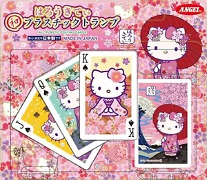 Plastic Playing Cards (Japanese Design) Hello Kitty Made in Japan (rarity) - Picture 1 of 3