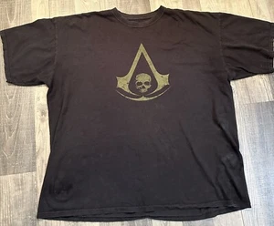 Assassin's Creed IV Herren T-Shirt - Black Flag Simple Gray Logo Size 2XL Image - Bild 1 von 3