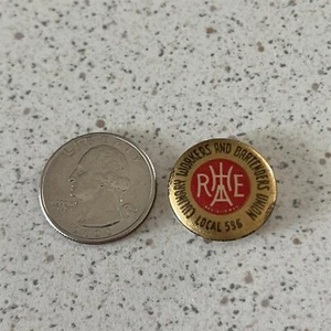 Vintage Culinary Workers and Bartenders Union Local 596 Pinback Button #47968 - Picture 1 of 2