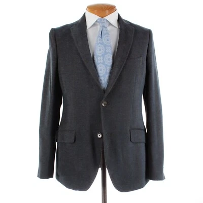 Abrigo deportivo Etro nuevo con etiquetas mezcla de lana/algodón talla 52 (42 EE. UU.) en azul y marrón Foto 1 de 4