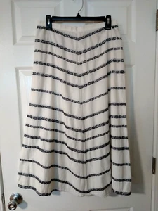 Talbots Women's Dressy A-Line Skirt    Side Zip     Size 10    Multi   (CT005K) - Picture 1 of 7