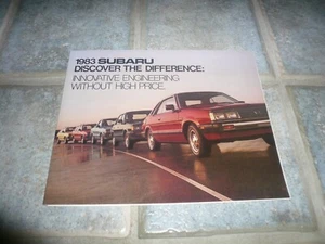 Folleto de ventas de Subaru 1983 - vintage - Imagen 1 de 4