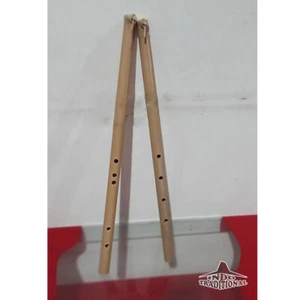 Suling Slendro and Pelog - Flauta instrumento musical tradicional javanés 2 piezas - Imagen 1 de 4