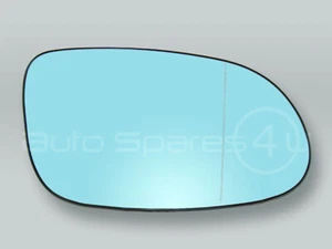 Espejo de puerta con calefacción azul vidrio y placa de respaldo DERECHA 1998-2004 MB SLK R170 - Imagen 1 de 2