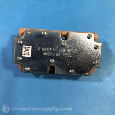 Powers 243-0019 Siemens Signal Selector 6 Input Hi-Low Relay FNFP - Image 1 of 4