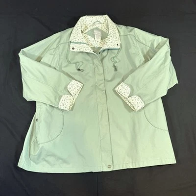 Blair Women's Jacket 3XL Green Flowers - Изображение 1 из 4