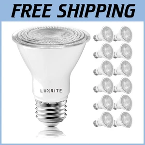 12 Pack Dimmable LED Spotlight Bulbs, 7W, 3500K - 500 Lumens - Picture 1 of 8