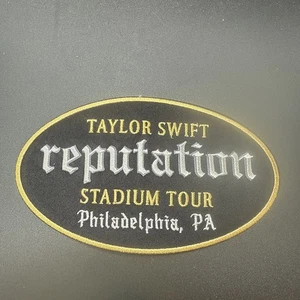 Taylor Swift Reputation Stadium Tour Iron-On Patch, Philadelphia, PA - Picture 1 of 4