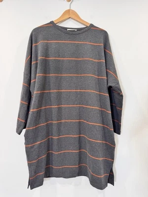 Beaumont Organic Striped Soft Jersey Dress  Size Small Oversized - Image 1 of 4