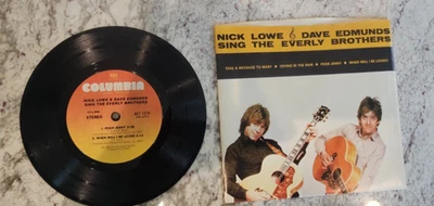 Nick Lowe & Dave Edmunds Sing The Everly Brothers 1980 7" 33RPM EP  EX - Image 1 of 2