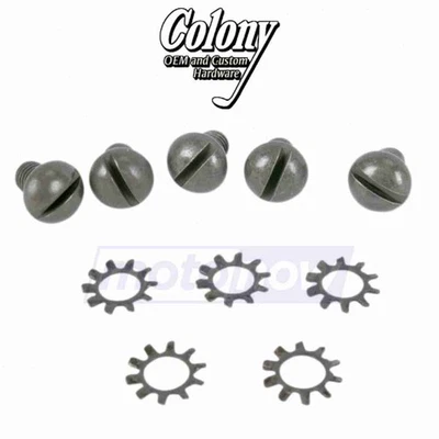 Colony Wheel Hub Outer Cover Screw Kit for 1936-1950 Harley Davidson E - nr - Изображение 1 из 4