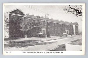 Meade MD-Maryland, Dreihundert Mann Kaserne, antike Souvenir Vintage Postkarte - Bild 1 von 2