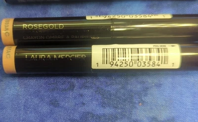 2 x Laura Mercier Caviar Stick Eye Color shade: Rosegold .01 oz each travel sz - Image 1 of 3