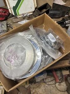 Vintage American Racing? Brushed Silver Wheel Center Hub Caps Lot NOS - Picture 1 of 12
