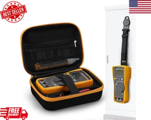 Hard Case Bundle with Magnet Hanging Strap for Fluke 117/115/116/114/113 Digital - Picture 1 of 8