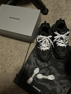 Balenciaga Track Sneaker Size 10 Black/White - Image 1 of 4