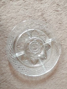 Luminarc Relish Dish Cristal D'Arques-Durand Divided Glass Crystal 10" Vintage - Picture 1 of 14