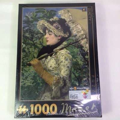 Jeanne by Edouard Manet “ Spring “ 1000 Piece Puzzle Broken Seal - Image 1 of 4