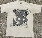 San Jose Sharks Hockey Pro Crux Shirt Silver White Graffiti Print Size Small HTF