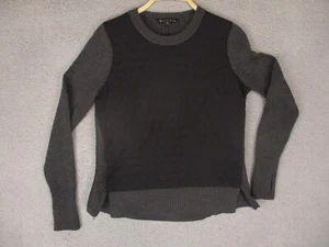 Athleta Sweater Womens Extra Small Gray Long Sleeve crewneck Comfort Casual - Picture 1 of 14
