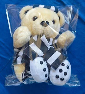 JUVENTUS - PLUSH FOOTBALLER BEAR - Picture 1 of 6