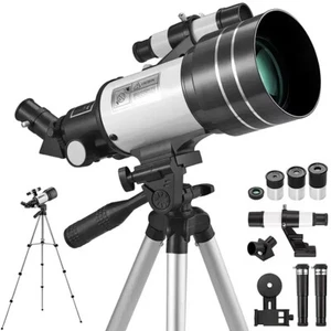 Tragbares Reiseteleskop Spiegelteleskop Reflektor Teleskop für Einsteiger Kinder - Bild 1 von 15
