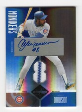 2004 Leaf Limited ANDRE DAWSON Auto Jersey Card #d 50 CUBS