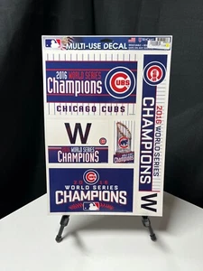 Chicago Cubs 2016 World Series Championship Multi-Use Decals - LOT OF 89 - Picture 1 of 7