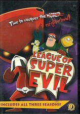 LEAGUE OF SUPER EVIL ALL THREE SEASONS 8 DVD Set Seasons 1-3 2008-10 / 2013 [K1]