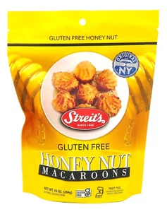 Streit's Honig Nuss Makronen Glutenfrei 10 Unzen Paket Am besten bis 31.12.2025 - Bild 1 von 3
