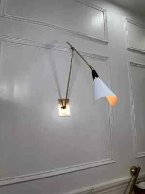 Beautiful Brass Wall Lamp Modern Handmade SCICCOSO Wall Lamp Mid Century Brass - Image 1 of 4