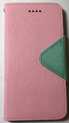 MAXBOOST IPHONE 6S WALLET CASE PINK GREEN CUTE NEW - Image 1 of 4