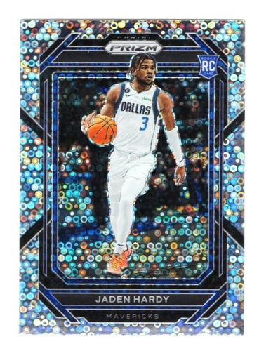 JADEN HARDY 2022-23 PRIZM FAST BREAK #226 SILVER DISCO PRIZM ROOKIE