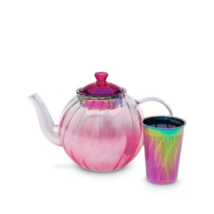 Tetera de vidrio T2 Twist N Sip rosa 1200 ml 5 tazas - Imagen 1 de 8