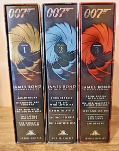 James Bond 007 Ultimate Edition DVD box sets  Volume 1-3  - Picture 1 of 5