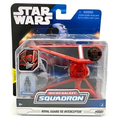 Raro 15000 Star Wars Micro Galaxia Escuadrón Guardia Real Tie Interceptor Juguete 0081 Foto 1 de 4