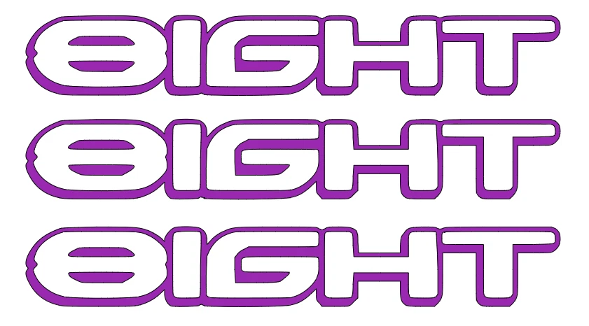 8IGHT   Losi    DIE-CUT  Decal  Sticker   (  3 PCS )  Offroad  RC Truck NEW - Image 1 of 1