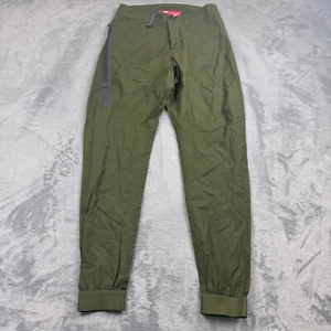 Nike Mens Bonded Tech Pants Size 28 Woven Green Tapered Athletic Gorpcore Jogger - Picture 1 of 10