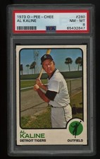 1973 OPC O Pee Chee Al Kaline #280 PSA 8 NM MT Low Pop