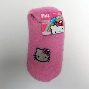 Sanrio Hello Kitty Winter Cozy Canoe Slipper Socks Size 6-8.5 Pink New - Picture 1 of 3