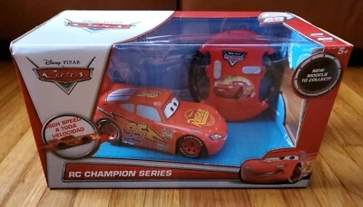 Disney Pixar Cars RC Champion Series McQueen Remote Control Car 49 MHZ  "NEW" - Image 1 of 4