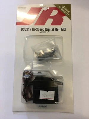 JR DS8317 Hi-Speed Digital Heli Metal Gear Servo JRPS8317 - Image 1 of 2