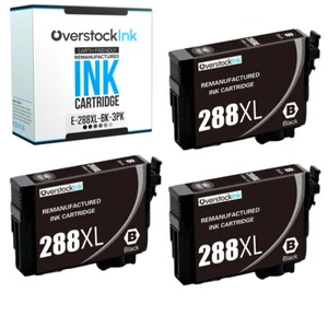 3PK 288 XL Black Ink Cartridge for Epson Expression XP-340 XP-430 XP-434 XP-440 - Picture 1 of 1