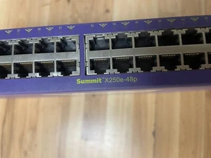 Extreme Summit X250e-48p 48-Port 10/100 Switch PoE - Picture 1 of 7