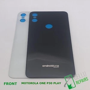 Back Glass rear cover Motorola One P30 PLAY XT1941 One XT1941-2 - Picture 1 of 2