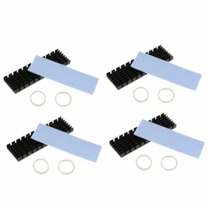 Dissipateur thermique de radiateur de refroidissement en aluminium de 4 pièces - Afbeelding 1 van 12