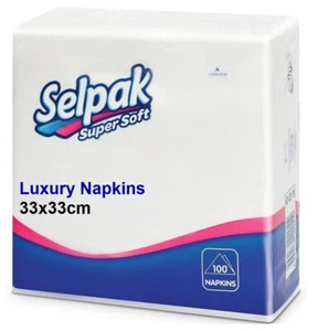 PAPIER WEICHE SERVIETTEN SERVIETTEN PARTYZUBEHÖR GESCHIRR SERVIEREN FEIERN - Bild 1 von 1